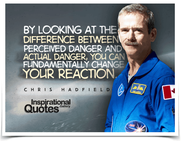 By looking at the difference between perceived danger and actual danger, you can fundamentally change your reaction.