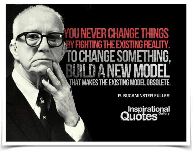 You never change things by fighting the existing reality.  To change something, build a new model that makes the existing model obsolete.